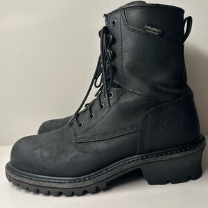 Irish Setter Mesabi Men’s 8" Waterproof Steel Safety Toe Logger Boot Size 8.5D